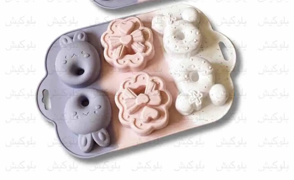 طرز تهیه دونات پاپیونی با قالب سیلیکونی فانتزی